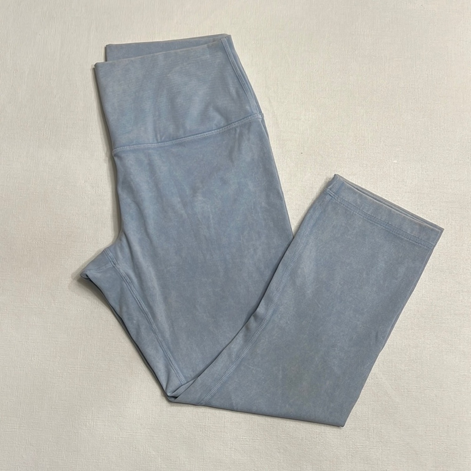 Lululemon Wunder Under High-Rise Crop *Snow Washed 21 Washed Chambray Size 8