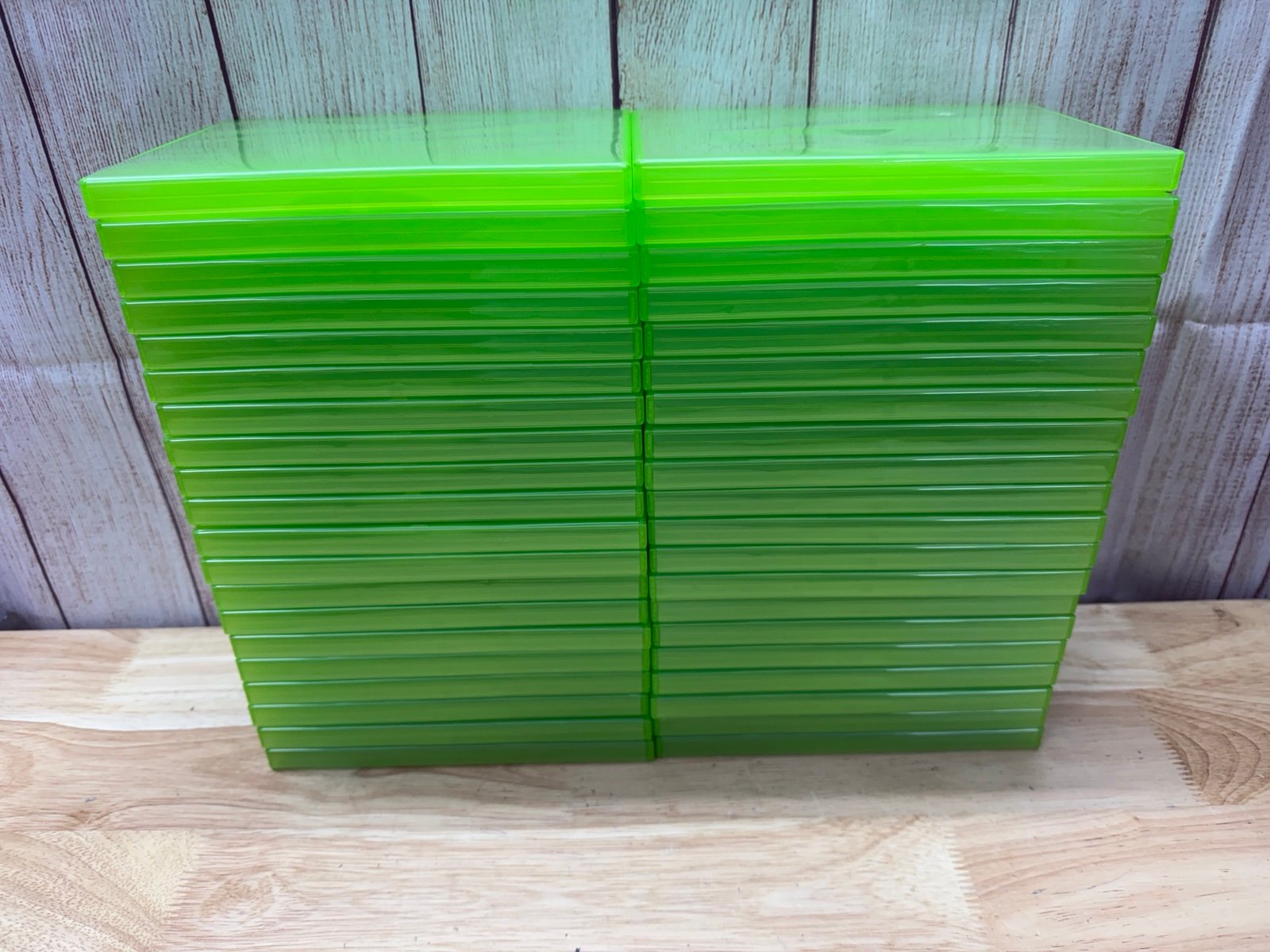 LOT OF 40 Xbox 360 Replacement Cases Greek Clear New 3rd Party