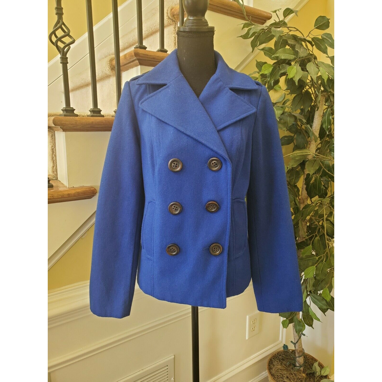 OLD NAVY Button Pea Coat Medium