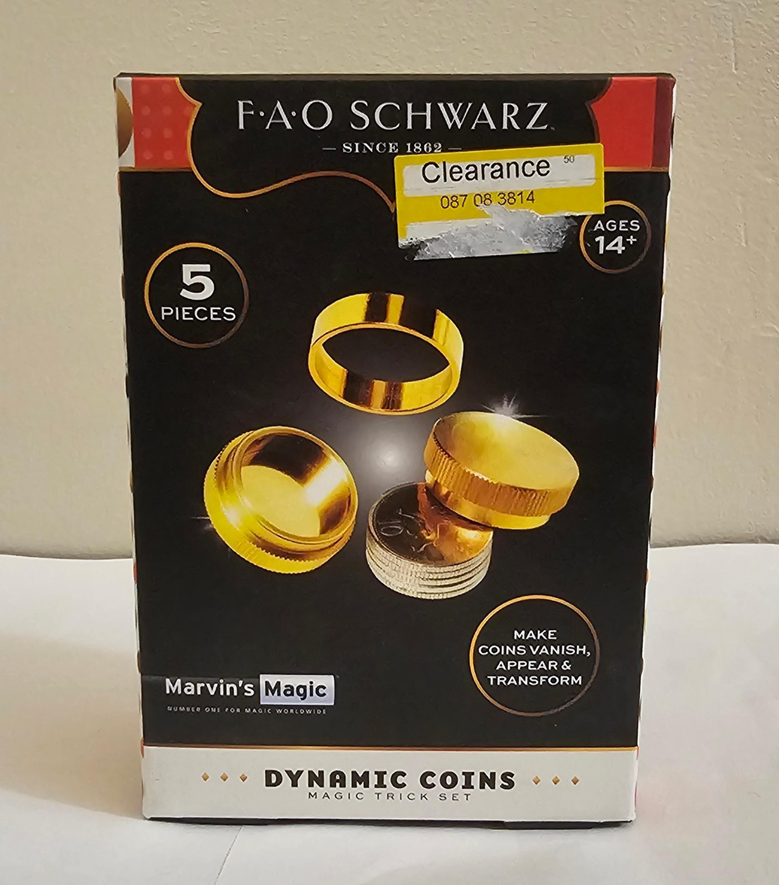 Fao Schwarz Dynamic Coins Magic Trick Set