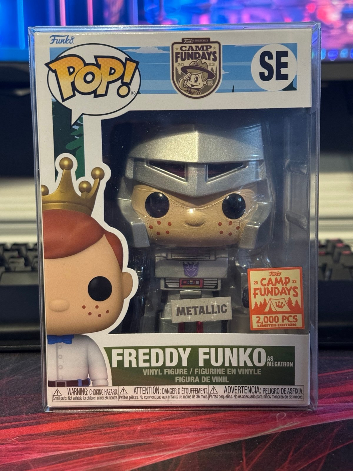 LE2000 Metallic Freddy Funko as Megatron