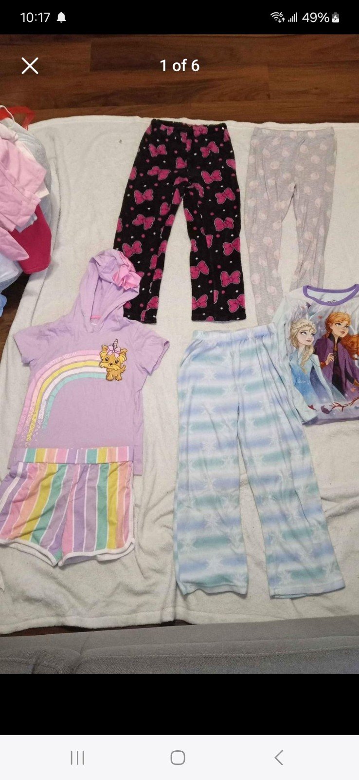 Girls 6/7 Lot of Pajamas