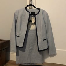 Talbots blazer with matching skirt