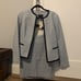 Talbots blazer with matching skirt