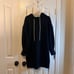 Express Bling Hoodie Dress