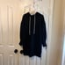 Express Bling Hoodie Dress