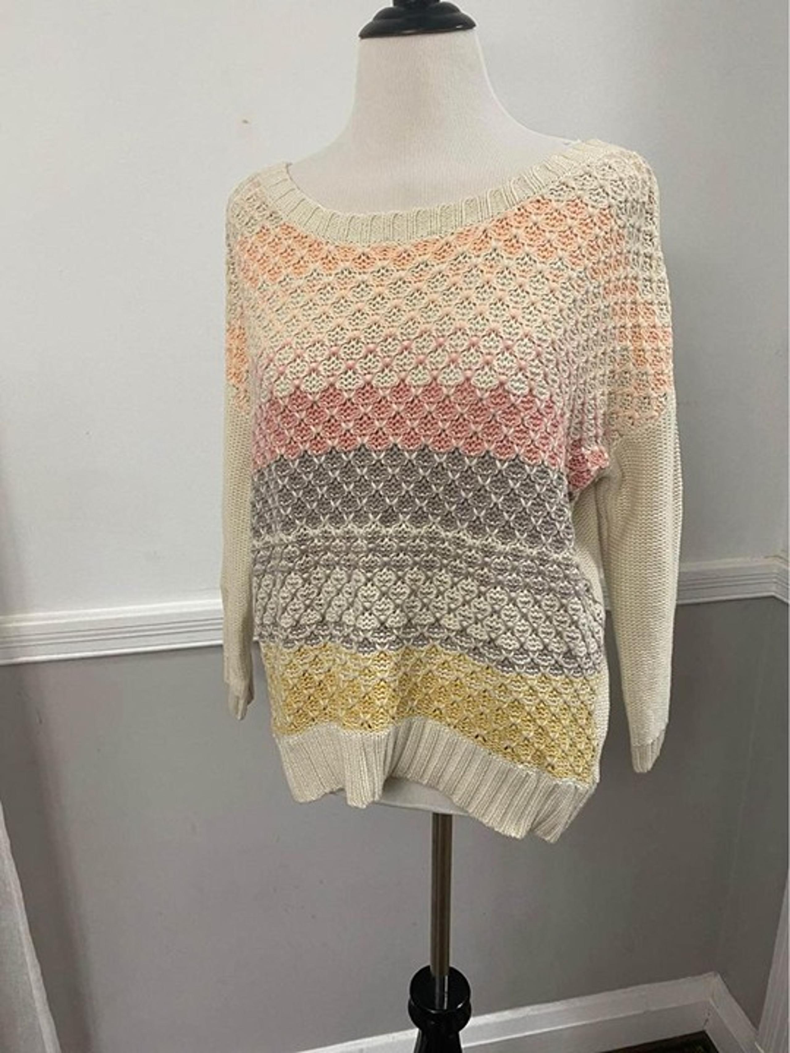 American Eagle Pastel Knit Sweater | Womens Size Medium