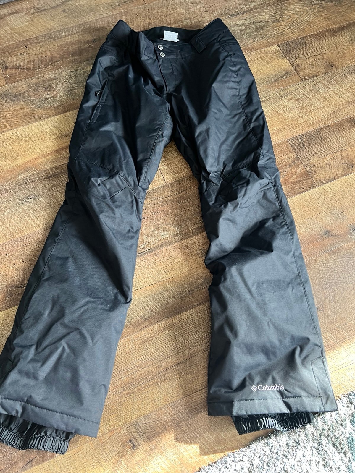 Columbia Womens M Omni-Tech Black Winter Snow Pants XL8185 157531 Ski Pant
