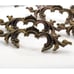 Beautiful Ornate Vintage Bronze 4.75in Handle 2.5 btwn screws 6 pulls