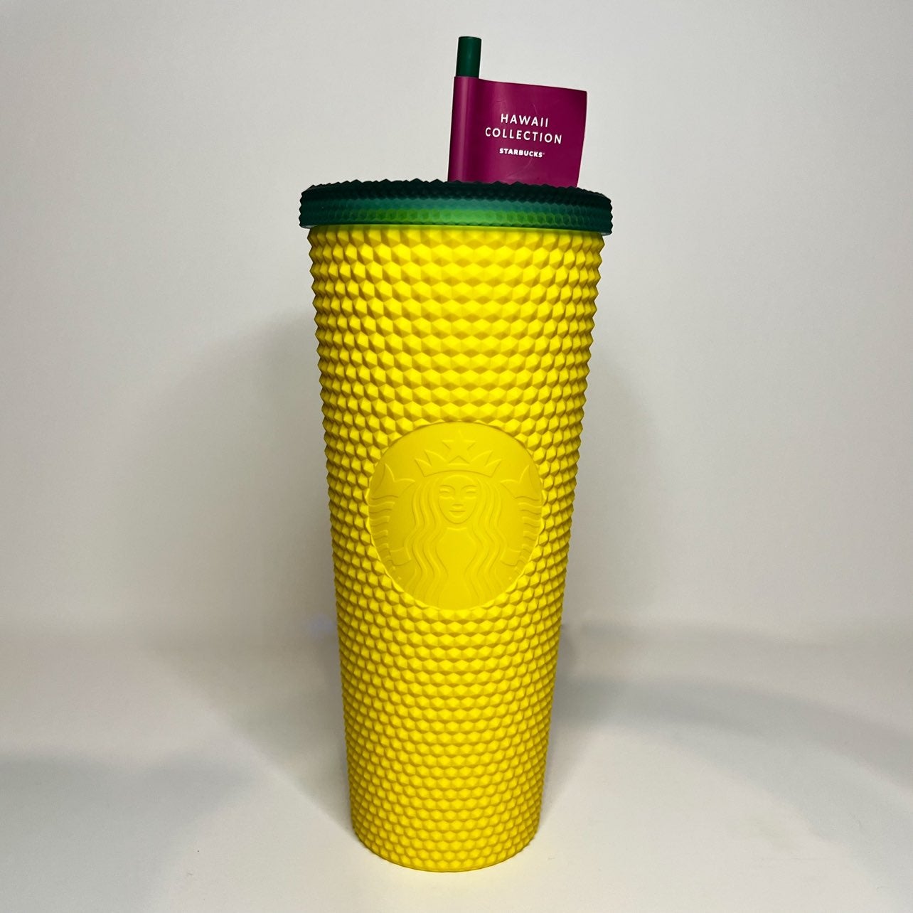 Starbucks Hawai'i Exclusive Pineapple Matte Studded Tumbler Cup 24oz.