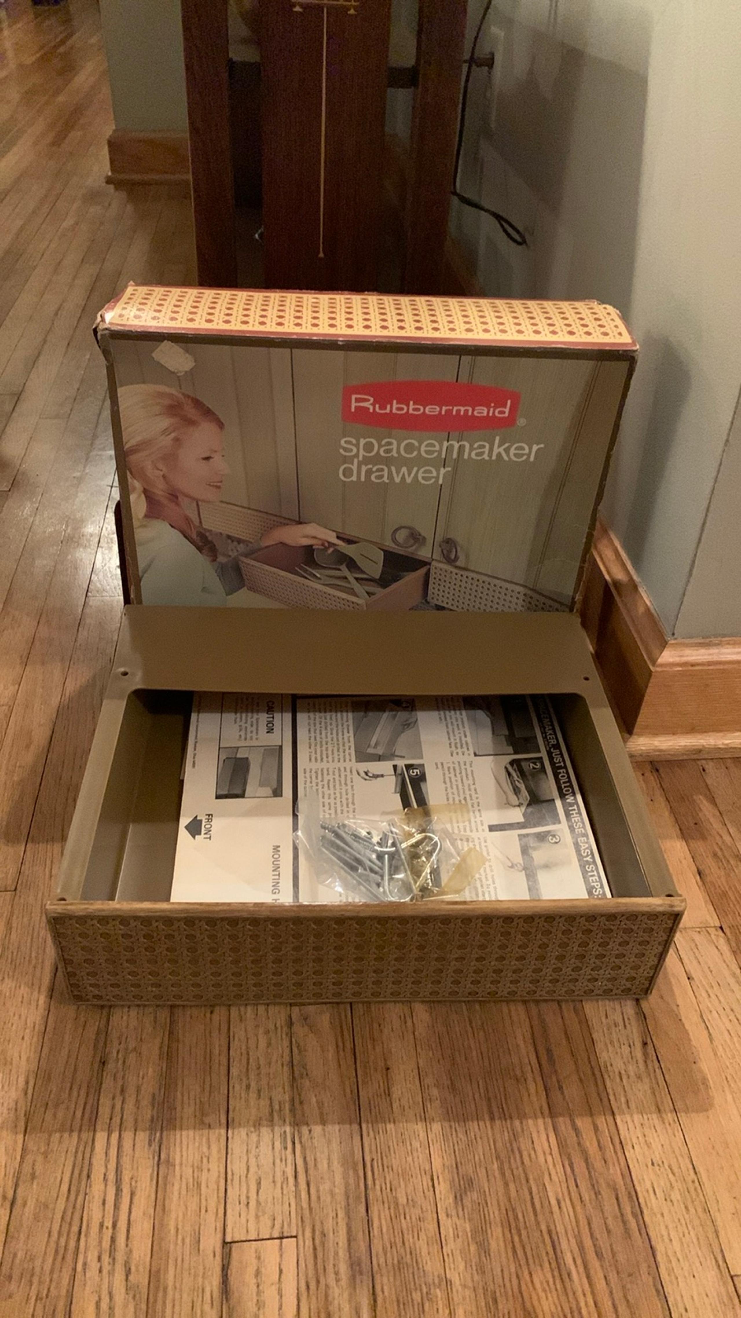 Vintage Rubbermaid Spacemaker Slide-out Under Cabinet Drawer 2350 MCM