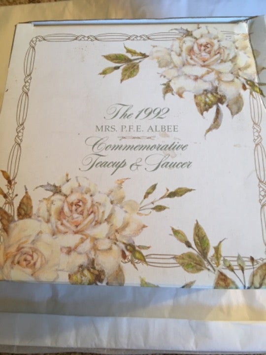 1992 Mrs P.F.E. ALBEE Teacup & Saucer