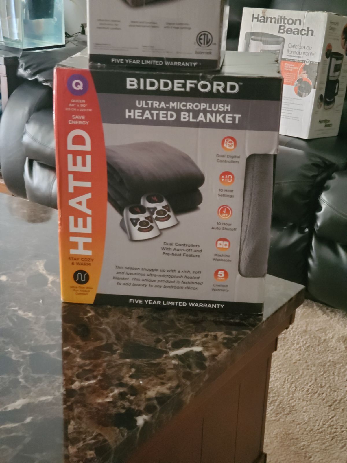 Biddeford ultra heated Microplush blanke