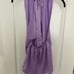 Vici Collection Criss Crossover Halter Neck Satin Top Lavender SZ XS
