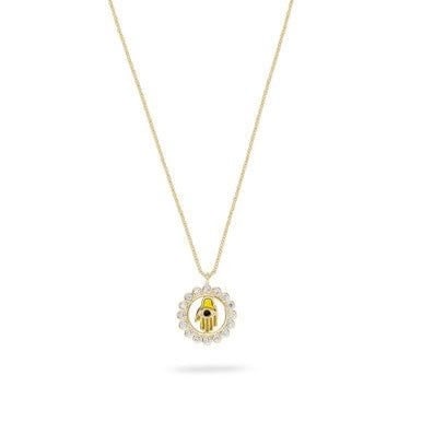 80% Sale !! Les Nereides HAMSA NECKLACE | ARAD3071