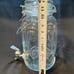 L.E. SMITH Clear Glass Moon And Stars Pattern Cold Beverage Dispenser 3.78 Liter