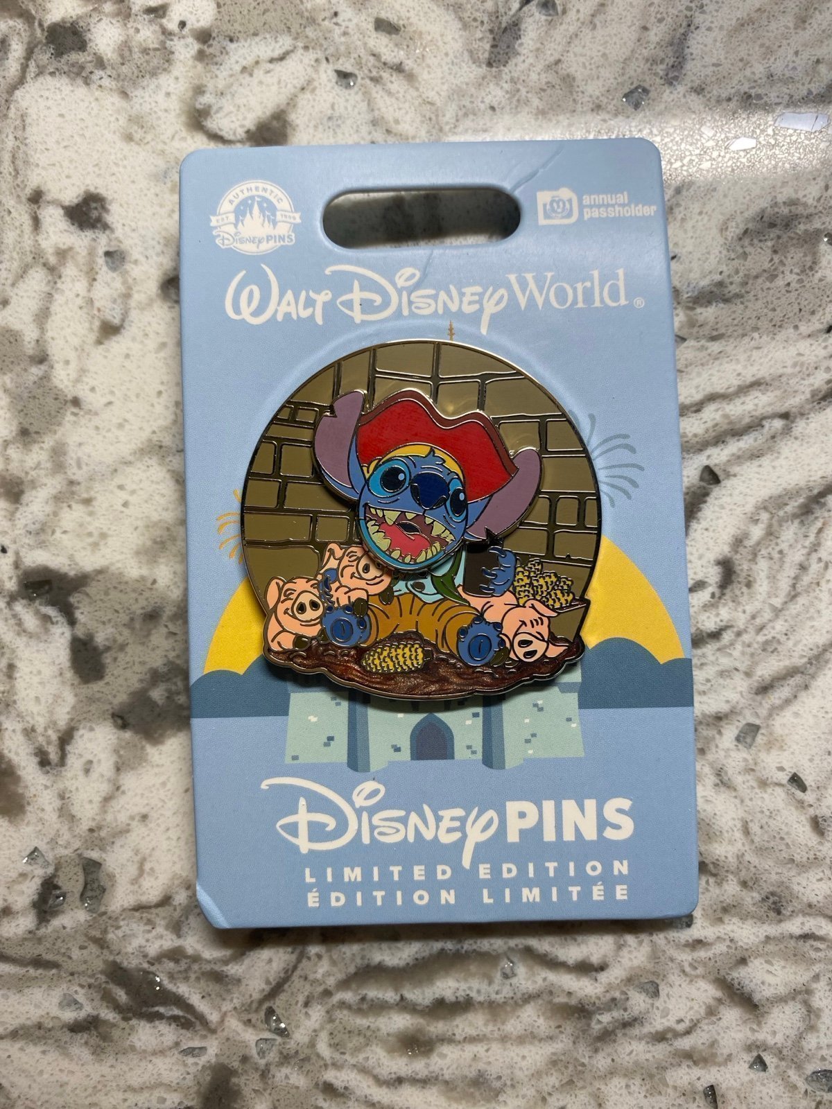 Disney Parks 2024 Stitch Annual Passholder Pin