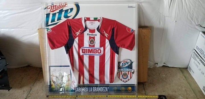 Chivas Framed Jersey decoration with signed poster