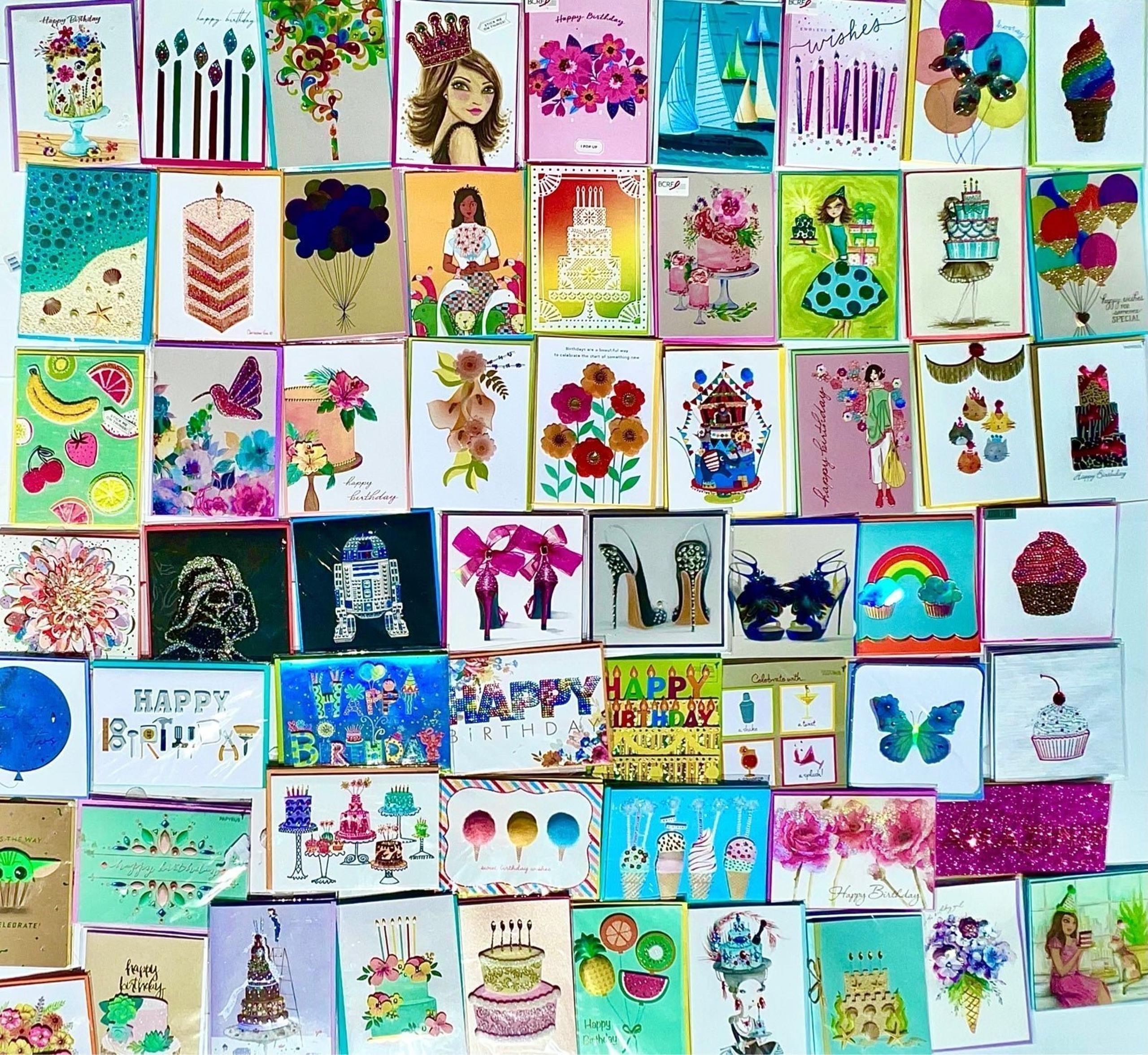 50 Papyrus birthday blank & thanks new release & classic cards