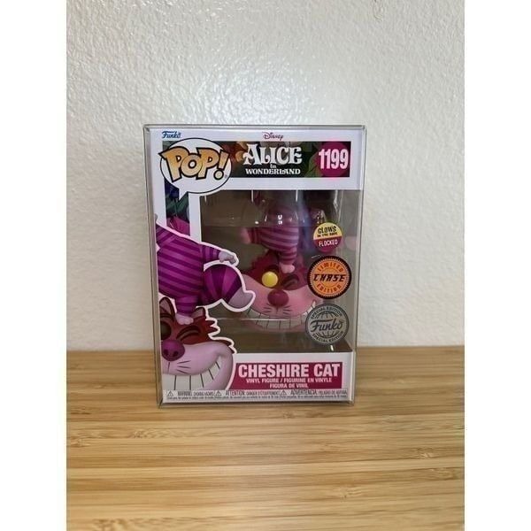 Disney Funko Pop Cheshire Cat Flocked Chase