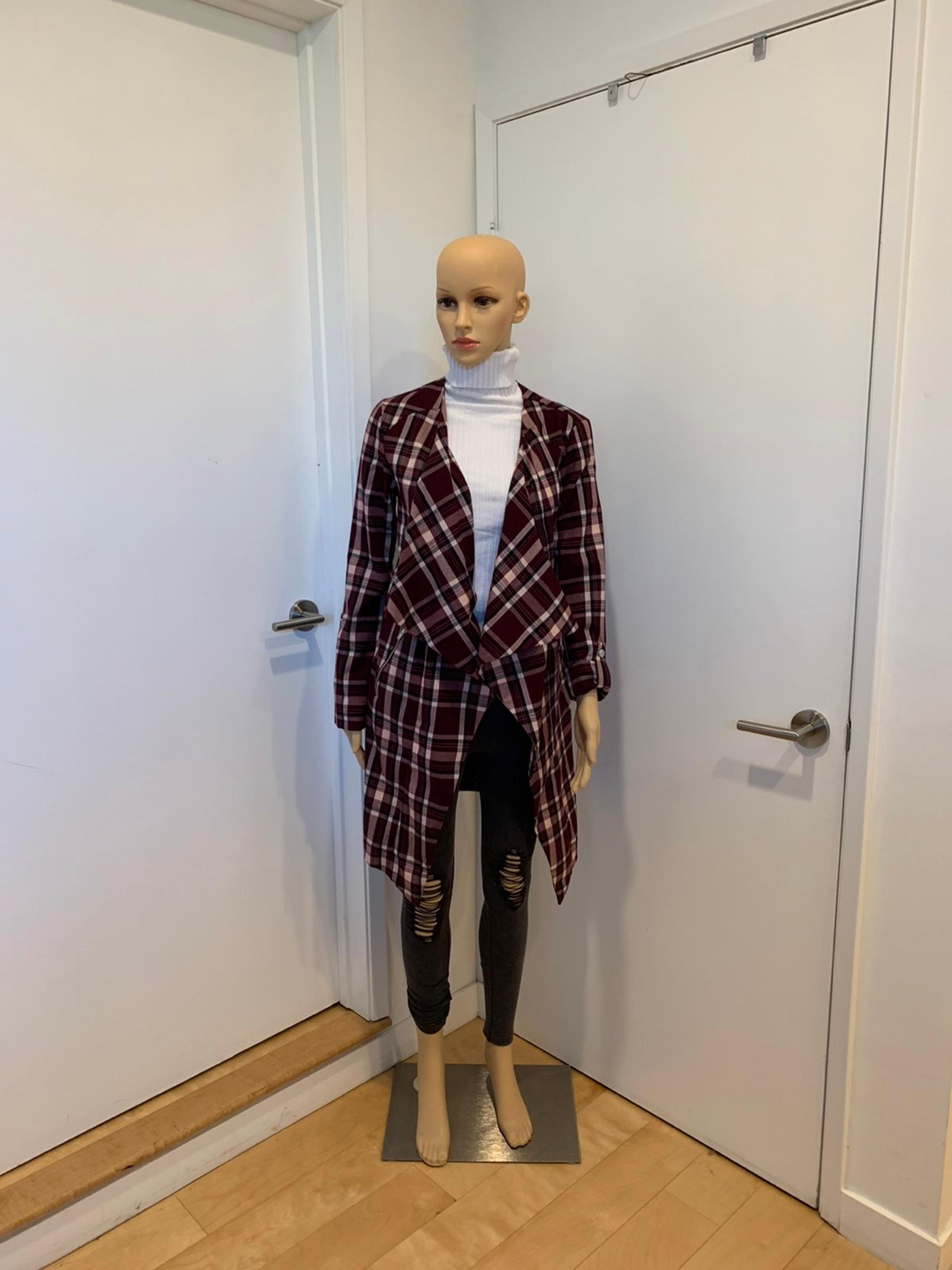 design Lab Lord & Taylor, plaid cardigan
