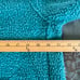 Lands’ End Cozy Bounce Fleece Teal Pullover Women’s Size Medium Petite