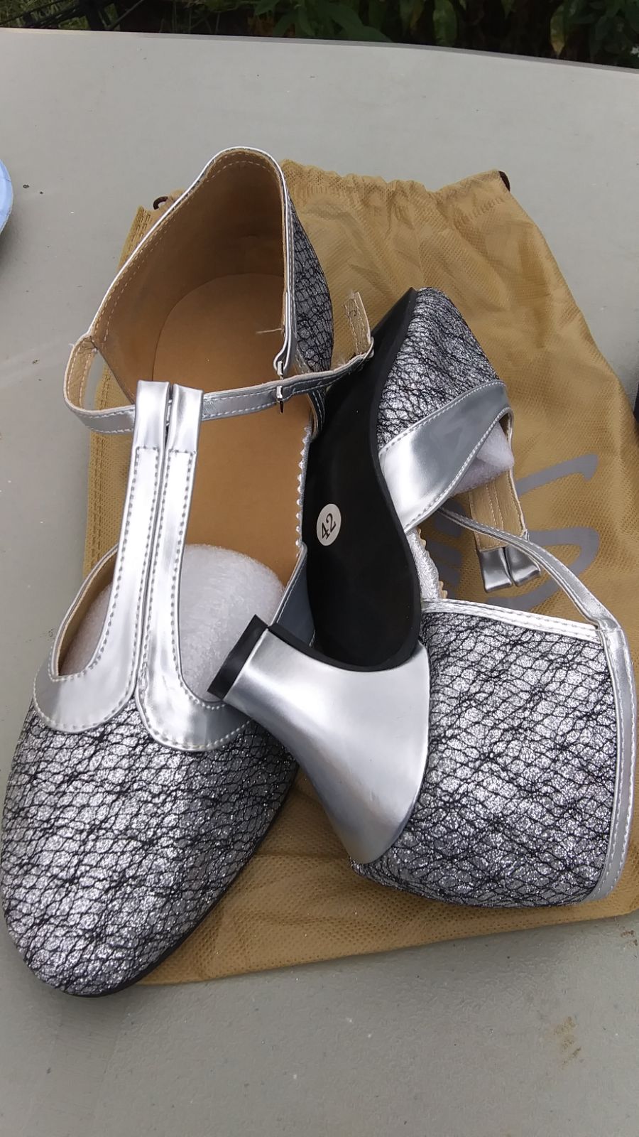 Ballroom dancing shoes