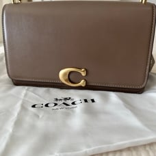 Coach Bandit Shoulder Bag Brass/Dark Stone