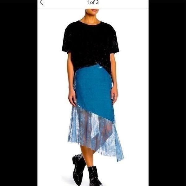 Free people velvet midi skirt size XS(0), NWT