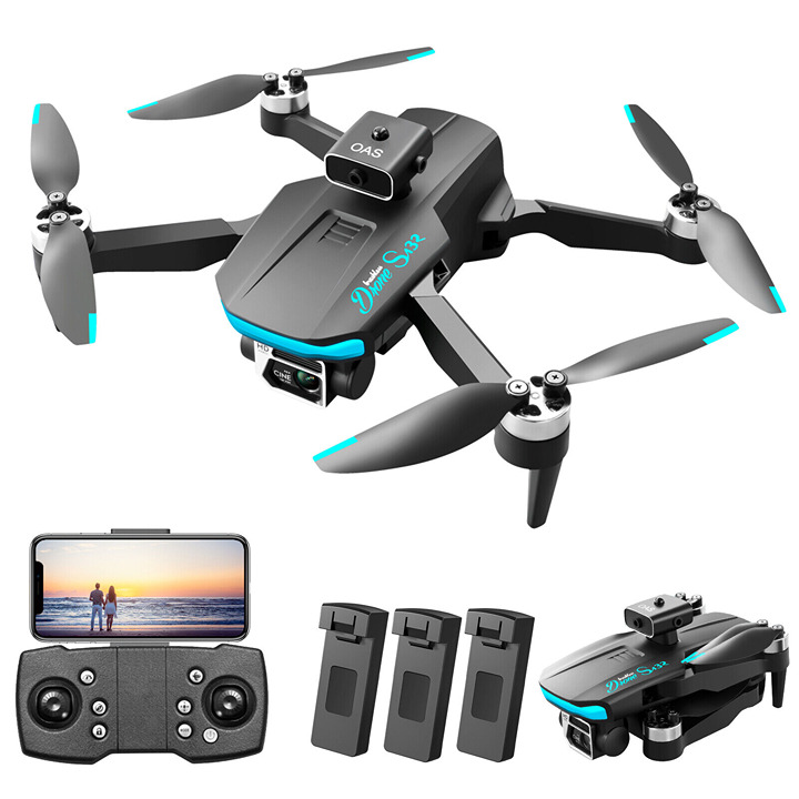 Pro 5G GPS Drone with Dual HD Camera, WiFi FPV, and Foldable Brushless Design