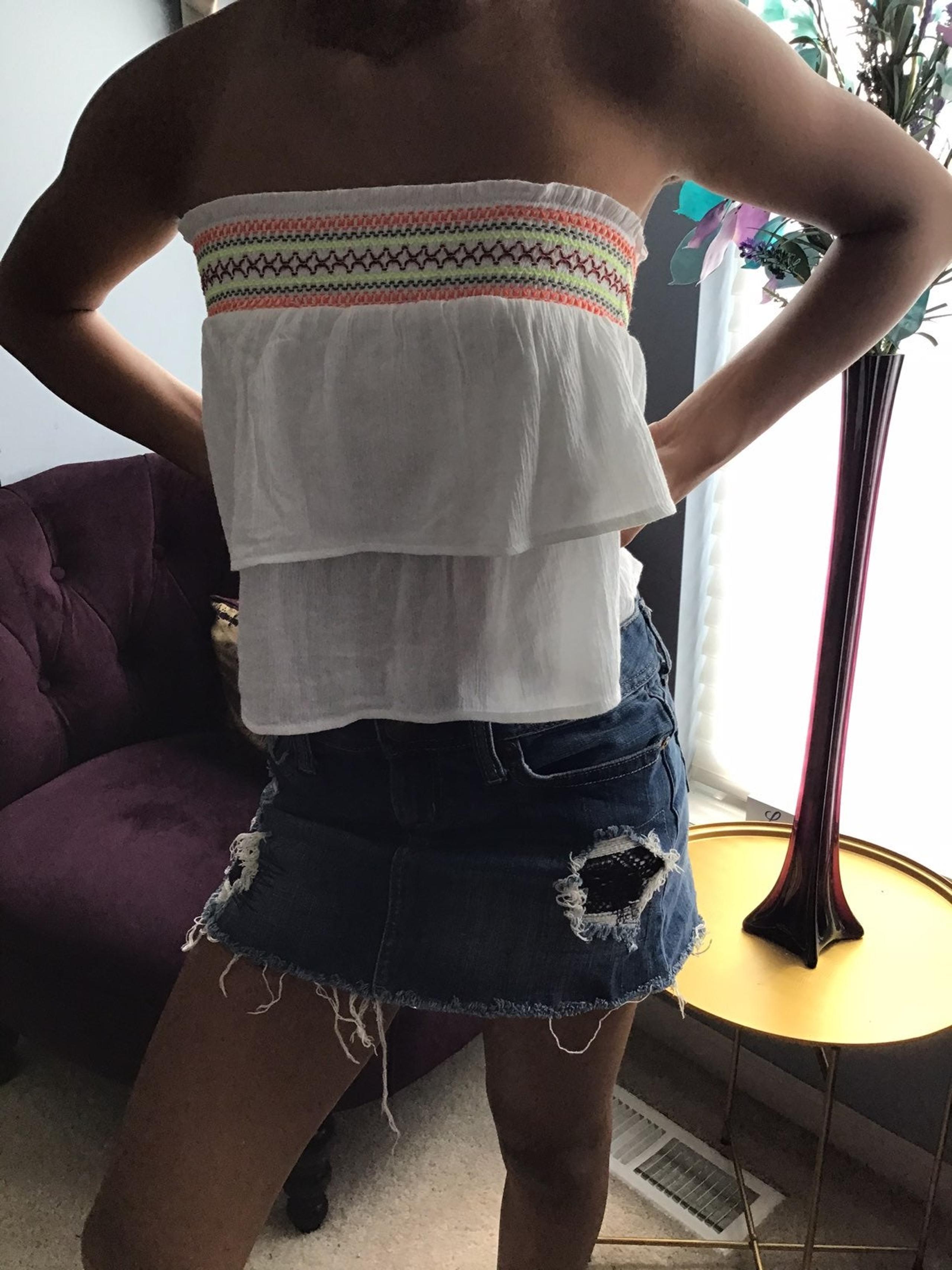Aerie white tube/tank top