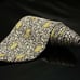 Brioni Flora Gold Yellow Emblem Silk Men