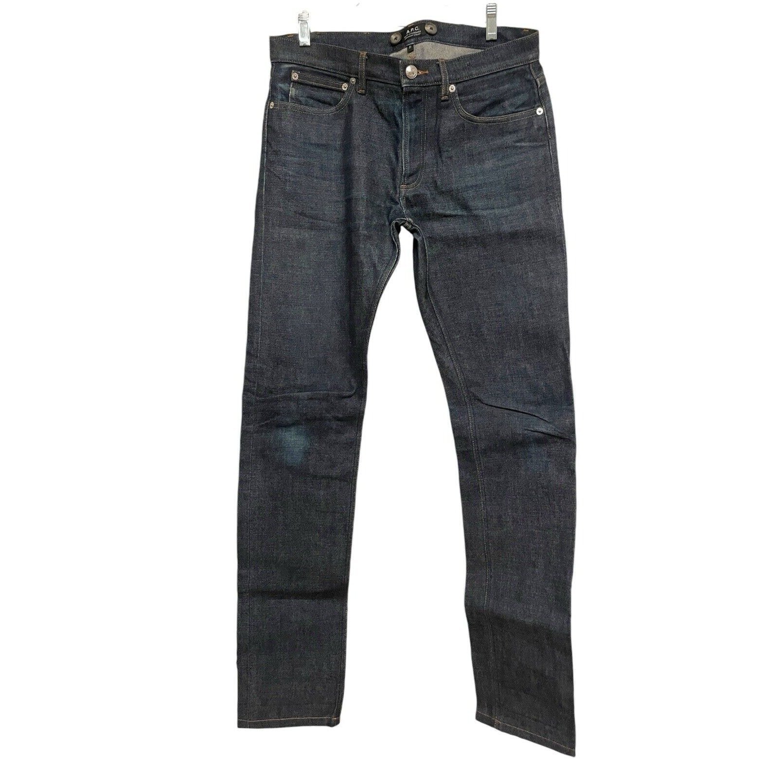 A.P.C. x JJJJound Petit Standard Jean Men Size 31 Raw Indigo Japanese Denim Slim