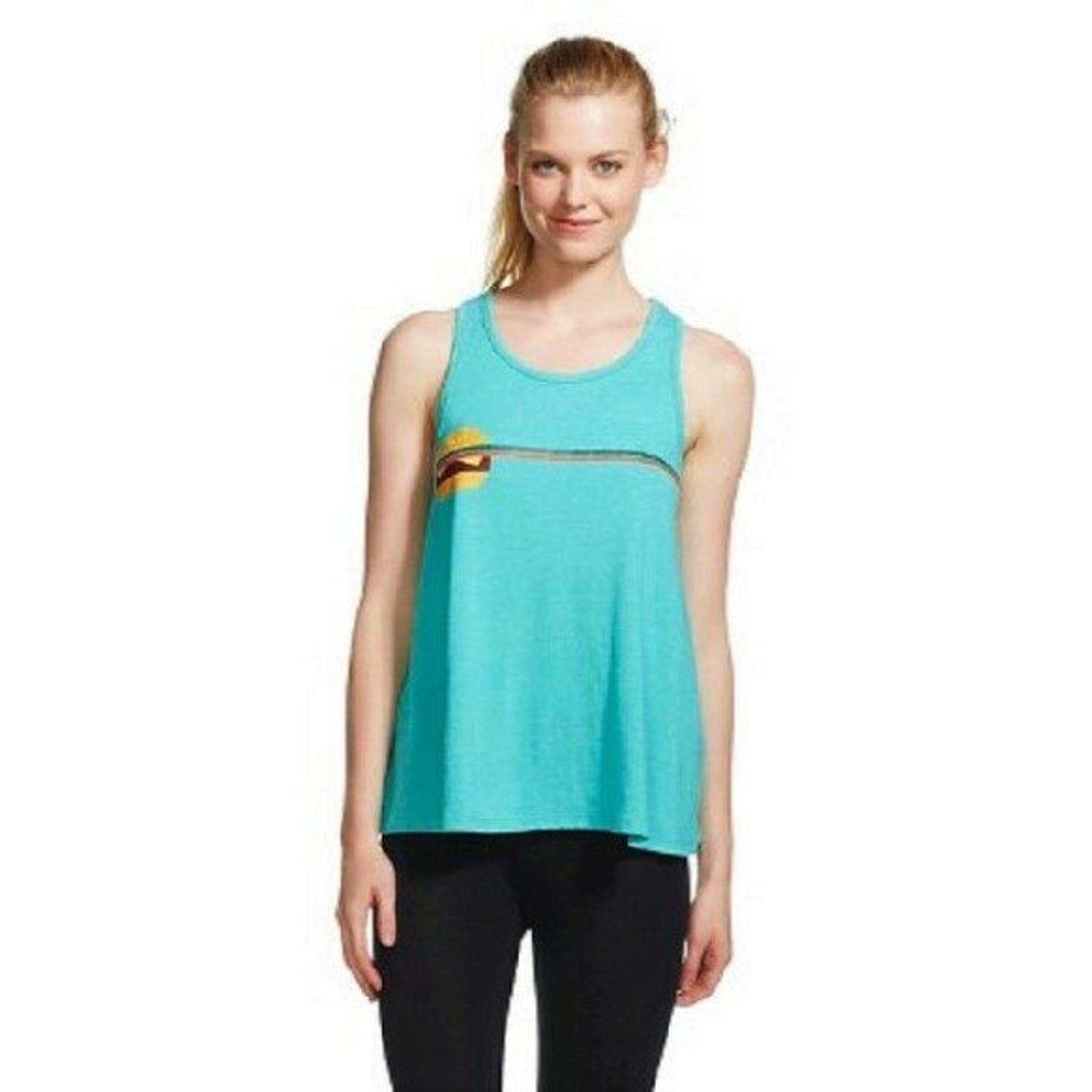 Xhilaration Aqua Sleepwear Tank Top -XS