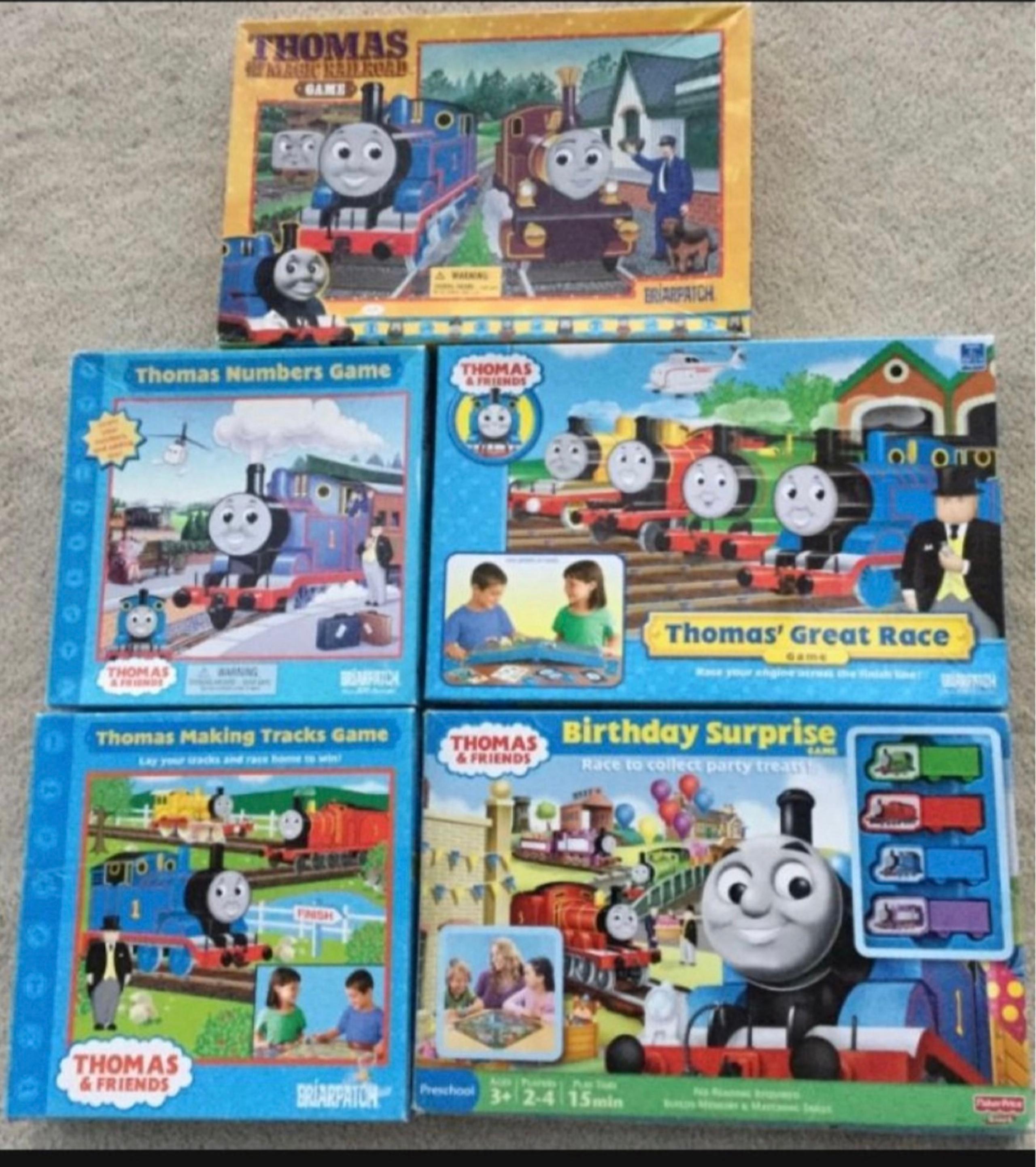 5 Thomas & Friends Board Games