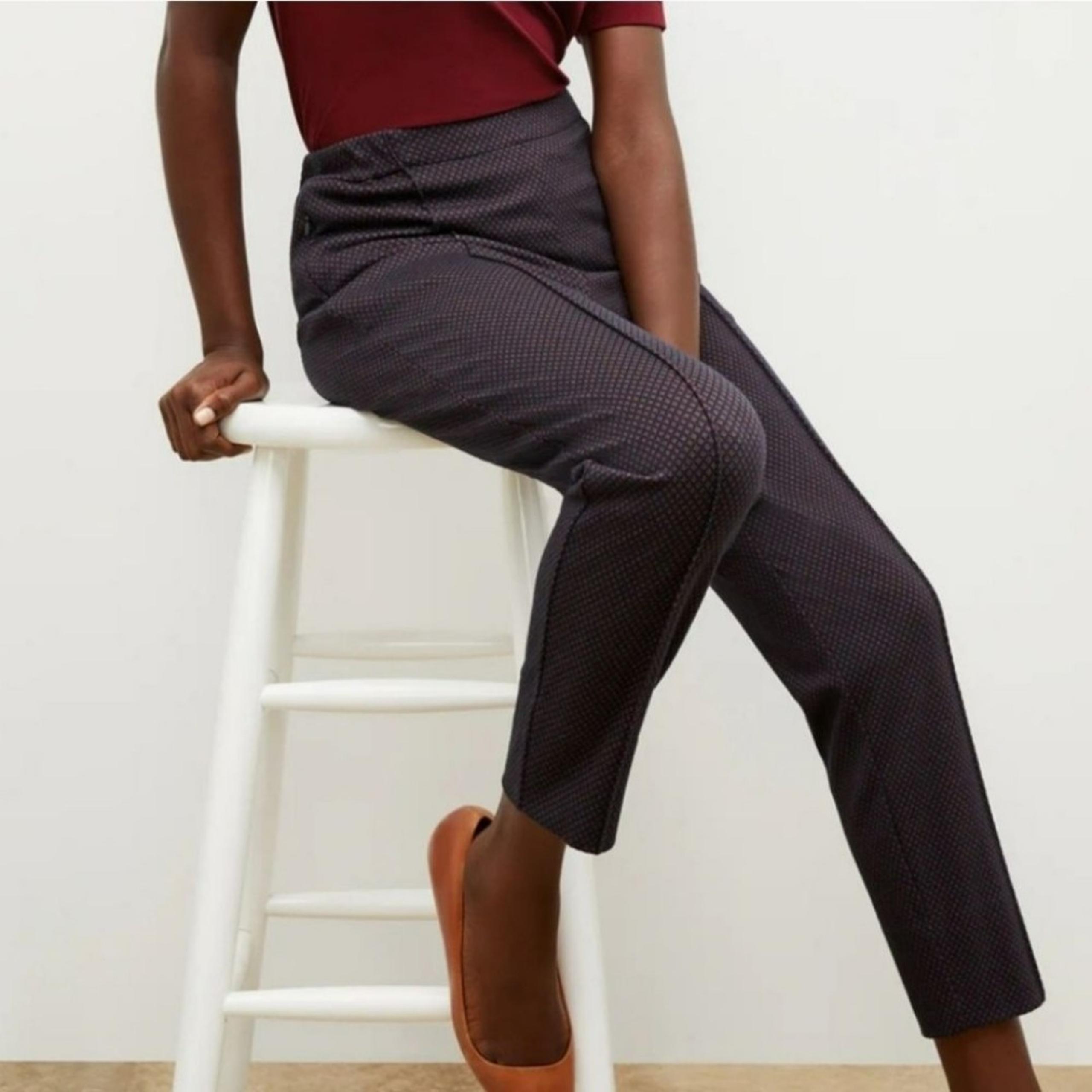 NWT MM LaFluer The Colby Pant in Foulard Knit Size 16