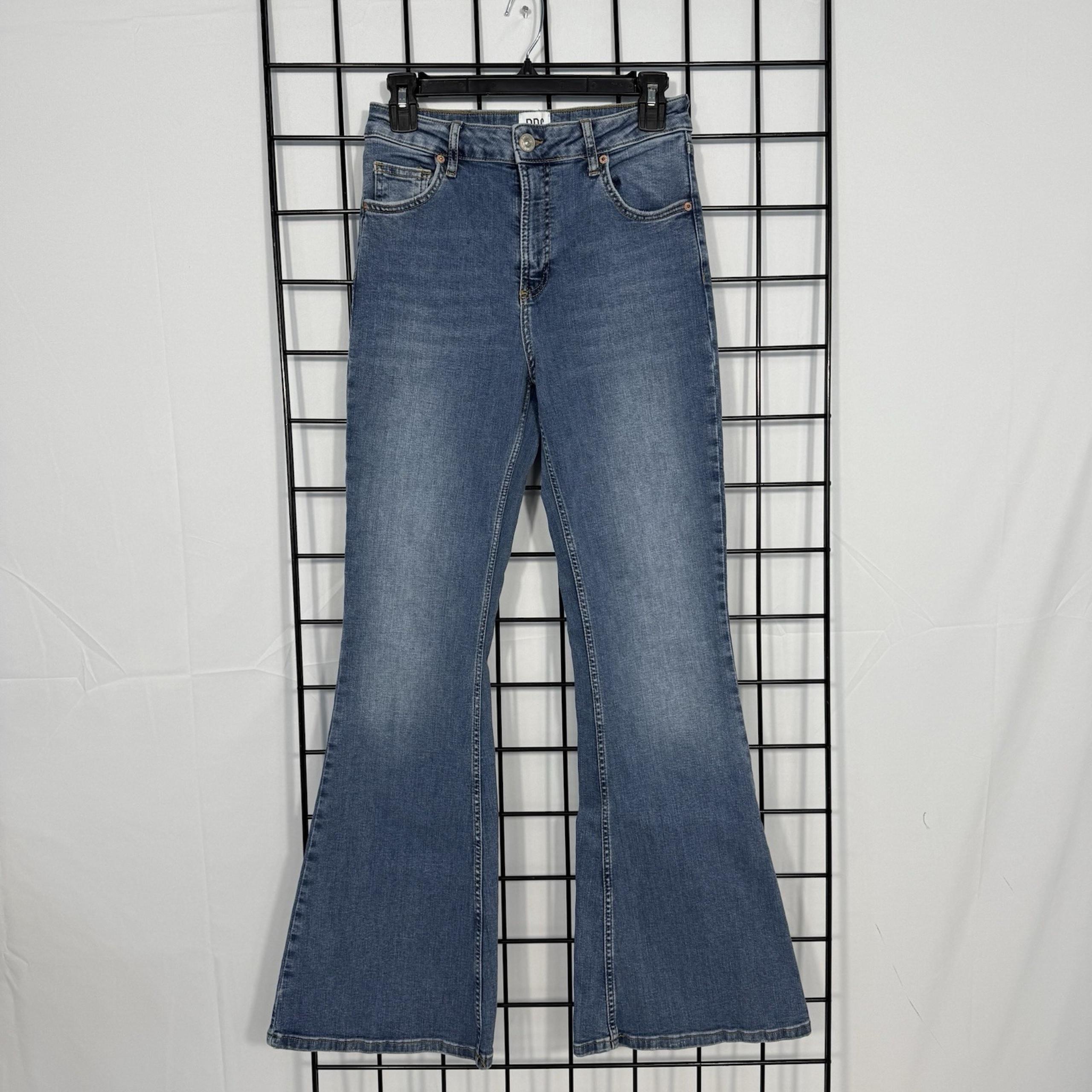 Urban Outfitters BDG Flare Jeans Womens 28x32 Blue Roadie High Rise Casual Denim