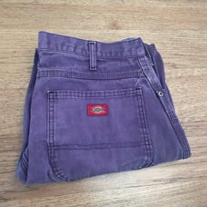 RARE Purple Dickies Jeans Distressed Y2K | Size 29-31 x 28-30 See Meas. |