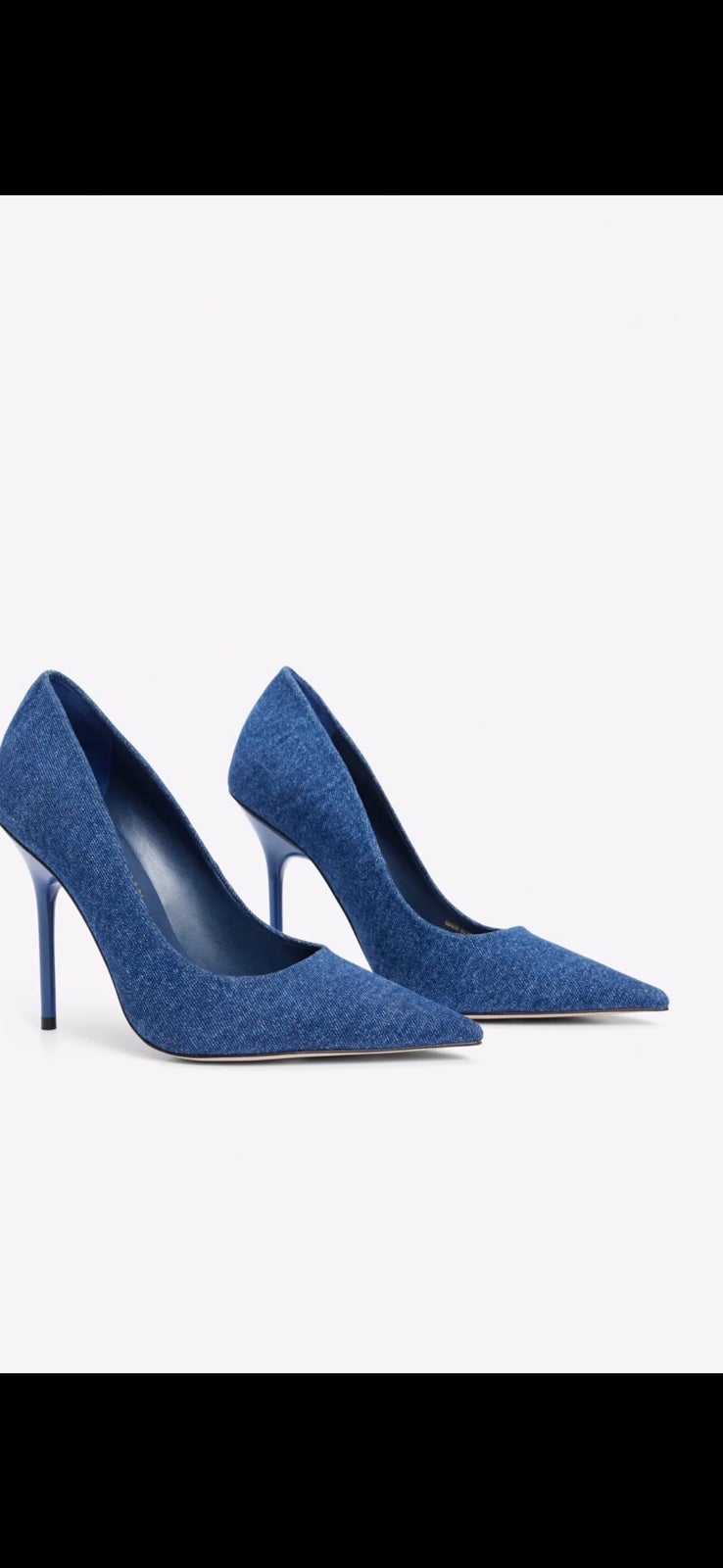 Good American Womens Emma Denim Heel Blue Size 10 New
