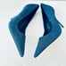 Good American Womens Emma Denim Heel Blue Size 10 New
