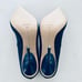 Good American Womens Emma Denim Heel Blue Size 10 New