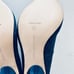 Good American Womens Emma Denim Heel Blue Size 10 New