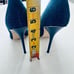 Good American Womens Emma Denim Heel Blue Size 10 New