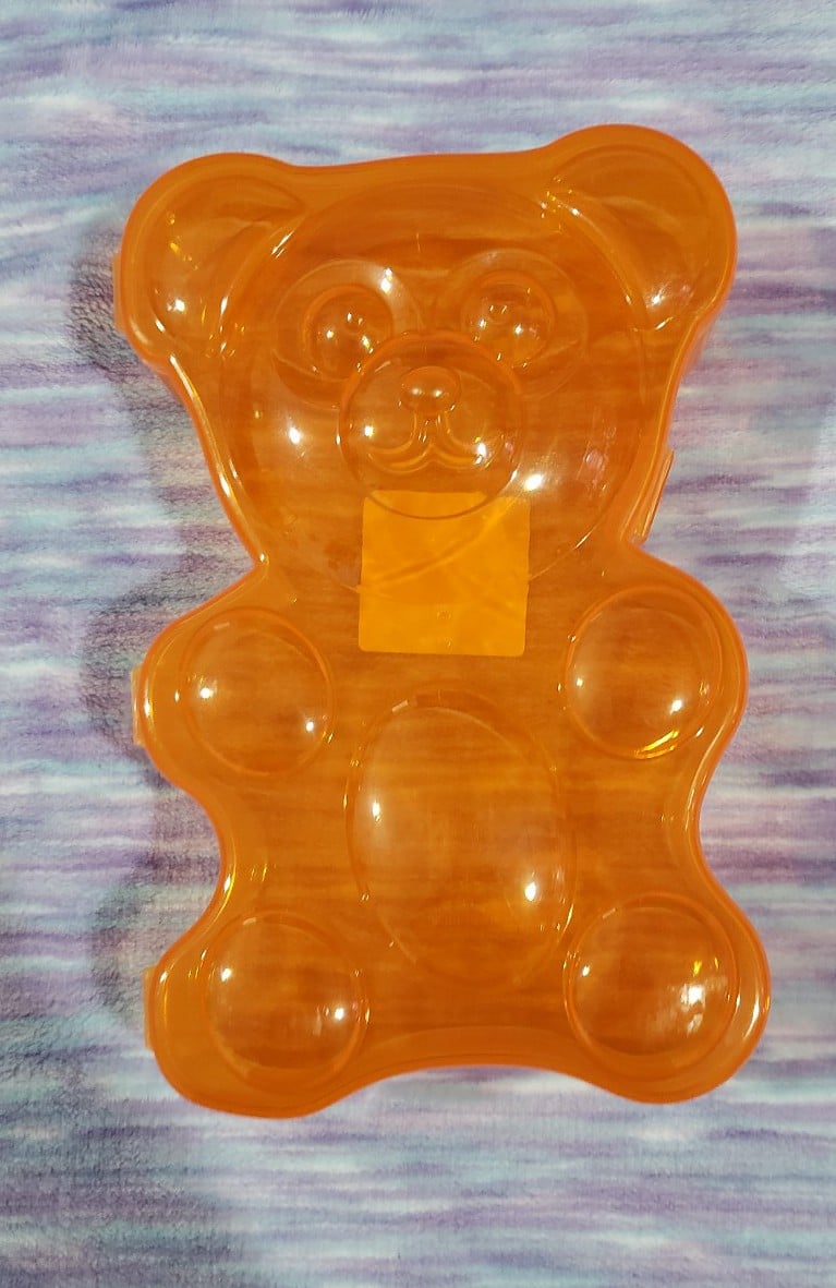 Gummy bear pencil case/compartment box