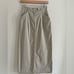 Vintage 80’s khaki cotton minimalist maxi skirt country western prairie