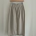 Vintage 80’s khaki cotton minimalist maxi skirt country western prairie