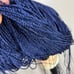 Blue Twisted Micro Braids Wig