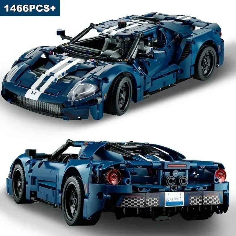 1486PCS GT 42154 City Racing Car Model Building Blocks 1:12 DIY Scale Classic