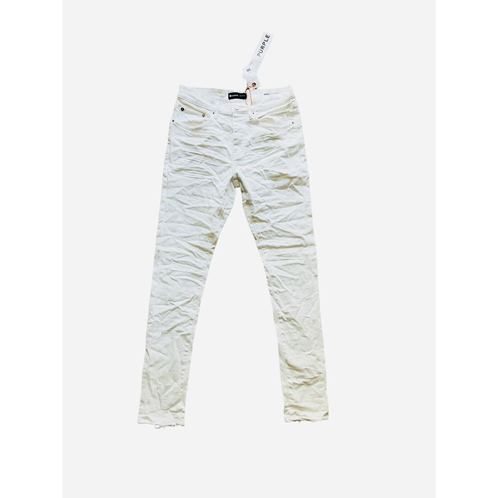 Purple Brand Jeans Mens Slim Fit White P001 265 Size 30/30