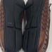 Bragano Men's Brown Woven Leather Slip On Driving Loafer Shoes Size 8.5 M